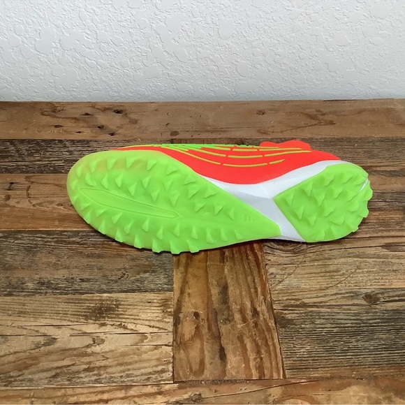 New Adidas Predator Edge.1 TF Turf Soccer Shoes Orange Men's Size 7 GW0952 - Picture 4 of 5